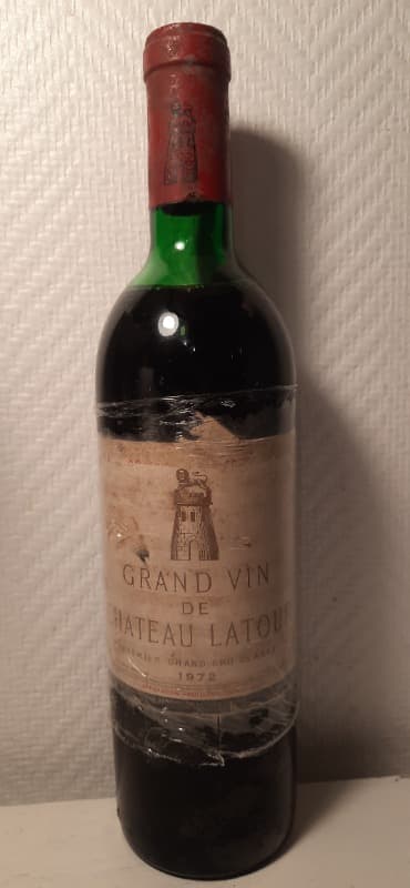 Grand Vin du château Latour, Pauillac, 1972