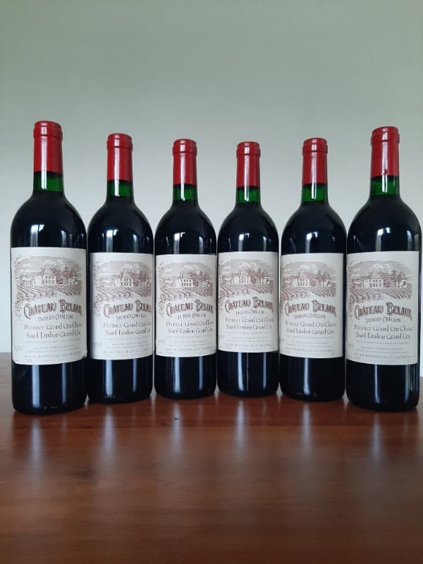6 x Château BELAIR-MONANGE, Saint-Émilion Grand Cru, 1993