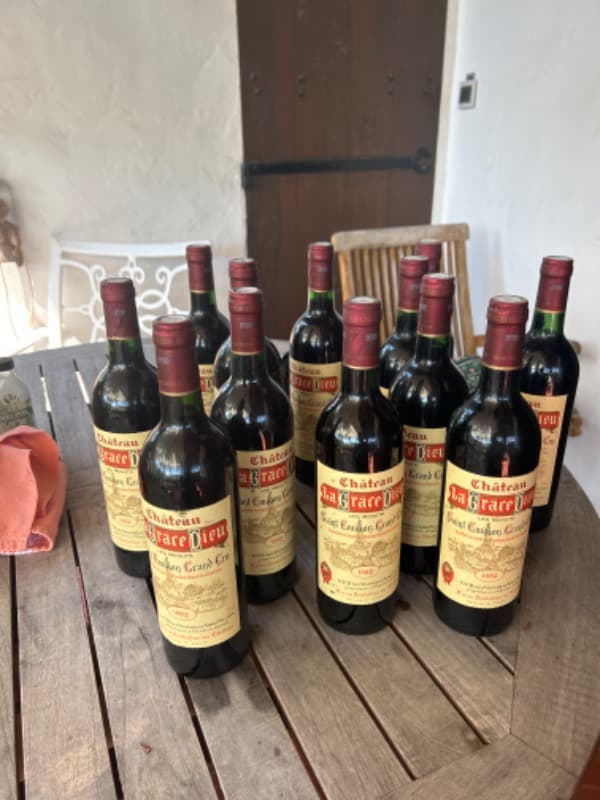 12 x Château la Grâce Dieu, Saint-Émilion Grand Cru, 1982
