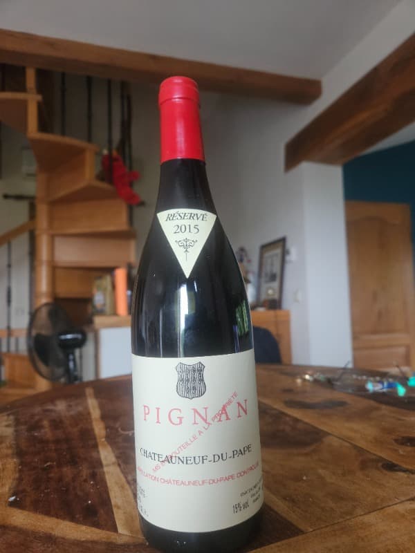 Châteauneuf-du-Pape, Pignan, 2015