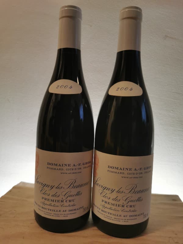 2 x Savigny-lès-Beaune, 1er Cru - Clos des Guettes, Domaine A. F. Gros, 2004