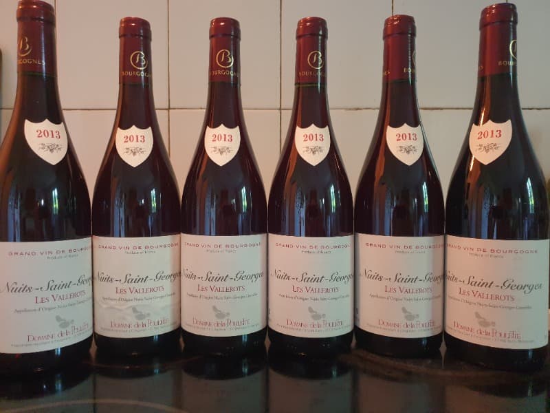 6 x Nuits-Saint-Georges, les Vallerots, Domaine de la Poulette, 2013