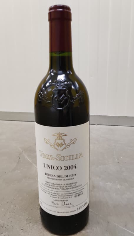 Único, Vega Sicilia, Ribera del Duero, 2004