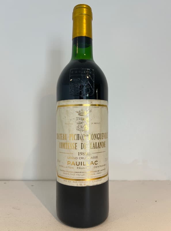 Comtesse de Lalande, château Pichon Longueville, Pauillac, 1989