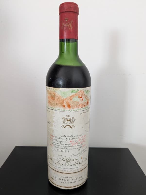 château Mouton Rothshild, Pauillac, 1963