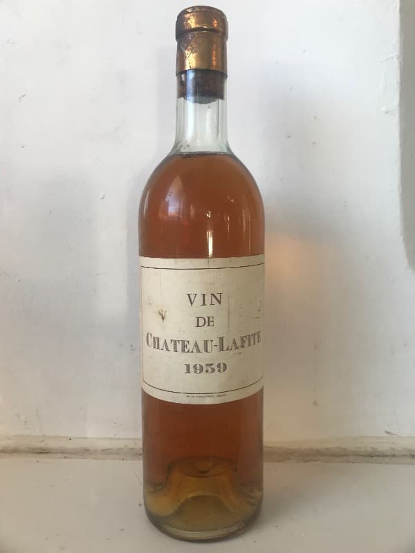 Grand cru, Domaine Lafite Rothschild, Bordeaux Blanc Sec, 1959