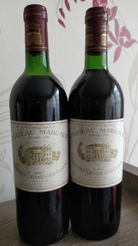 2 x Château Margaux, Margaux, 1985