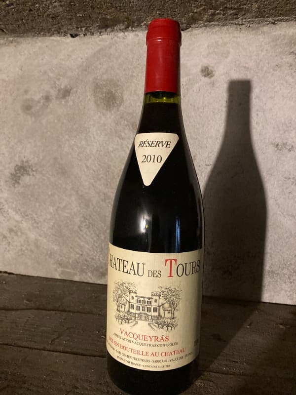 Vacqueyras, Château des Tours, 2010
