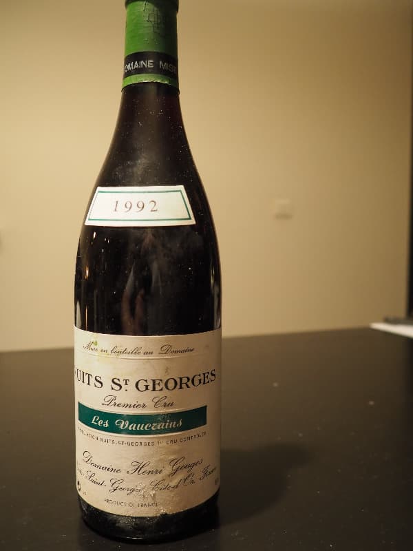 Nuits-Saint-Georges, Les vaucrains, Domaine Henri Gouges, 1992
