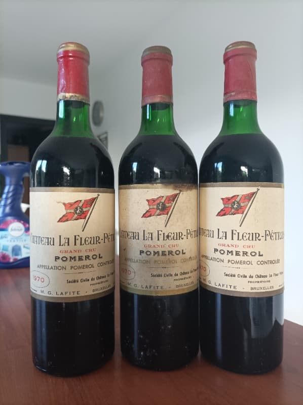 3 x La Fleur-Pétrus, Pomerol, 1970