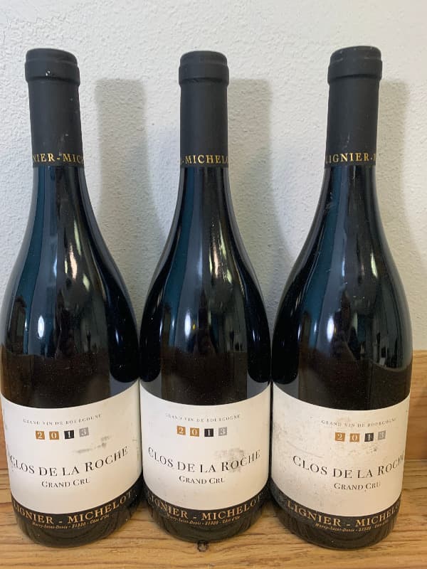 3 x Clos-de-la-Roche, Grand Cru, Lignier Michelot, 2013