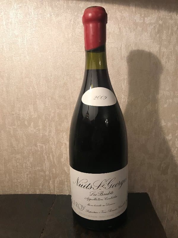 Nuits-Saint-Georges, 1er cru Les Boudots, Domaine Leroy, 2009