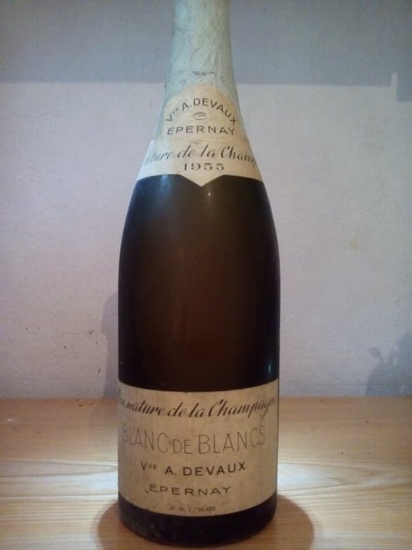Blanc De Blancs, Veuve A. Devaux, Champagne, 1955