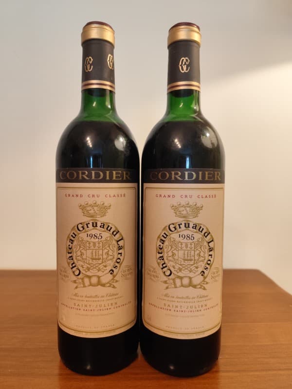 2 x Château Gruaud Larose, Saint-Julien, 1985