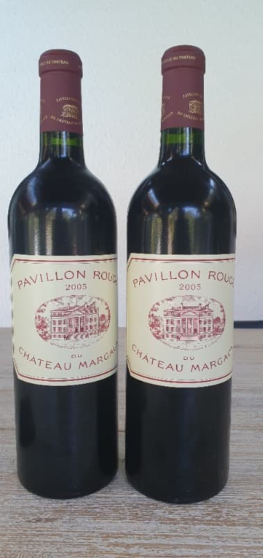 2 x Pavillon Rouge, Château Margaux, Margaux, 2005