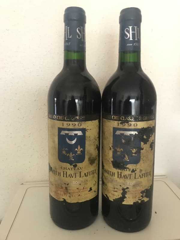 2 x Château Smith Haut Lafitte, Pessac-Léognan, 1990