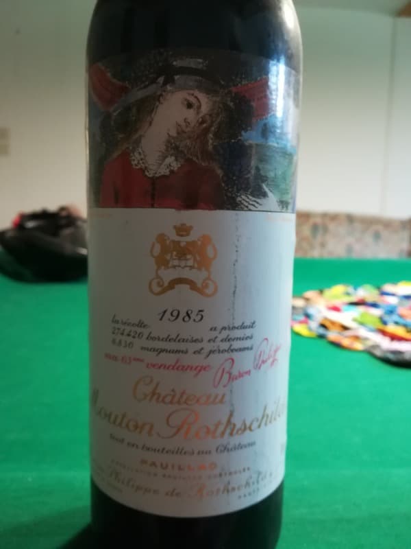 Château Mouton Rothschild, Pauillac, 1985