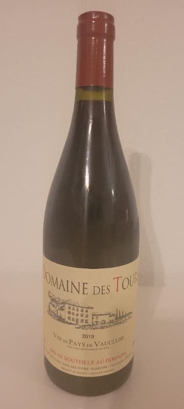 Vin de Pays du Vaucluse, Domaine des Tours, 2019