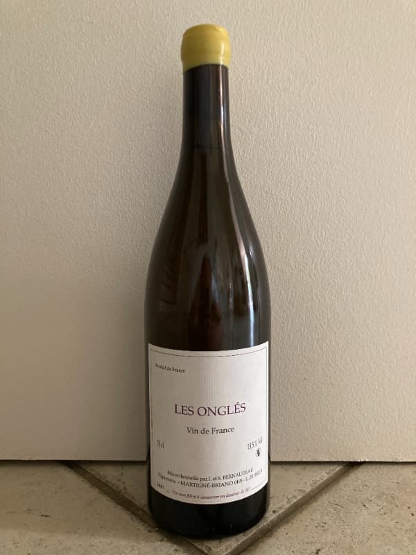 Les Onglés, Anjou Blanc, Stéphane Bernaudeau, 2018