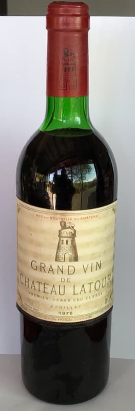 1er cru, Grand Vin de Château LATOUR, Pauillac, 1976
