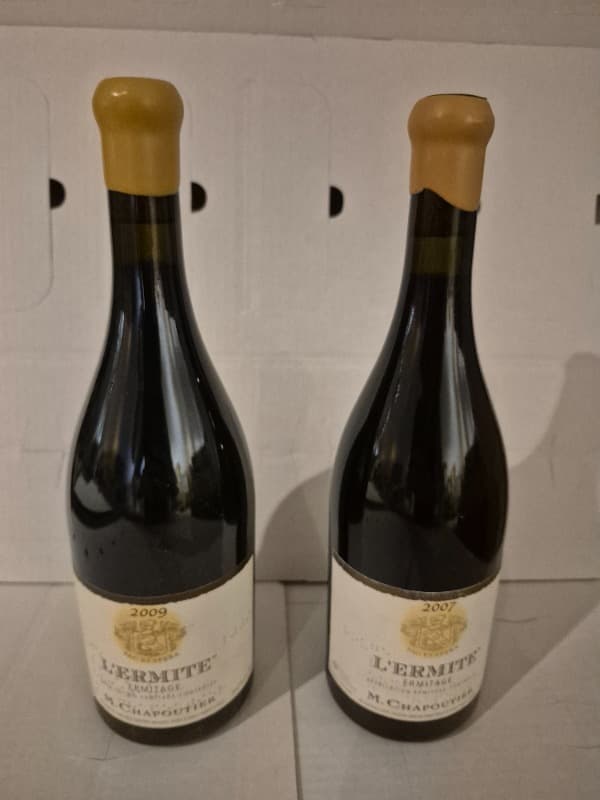 2 x Hermitage, L'Ermite, Domaine Chapoutier, 2007/2009