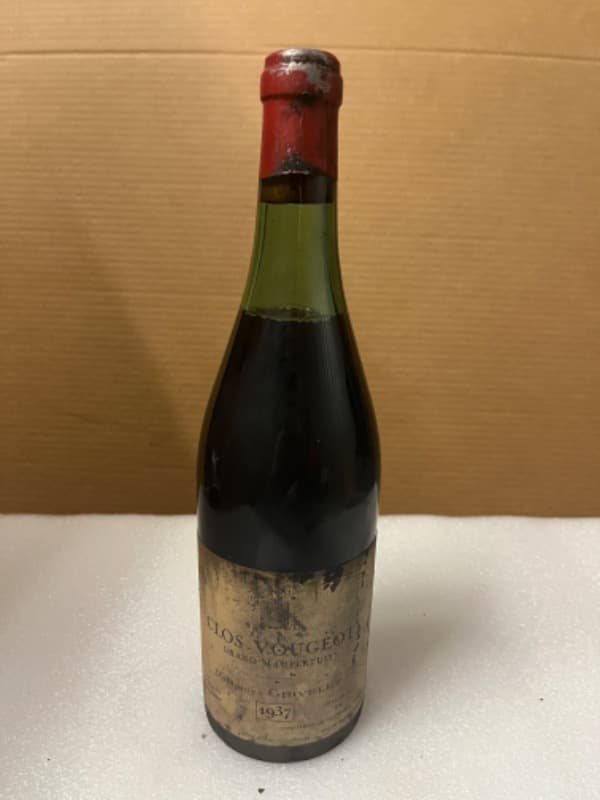 Clos de Vougeot, Grand Maupertuis, Domaine Grivelet, 1937