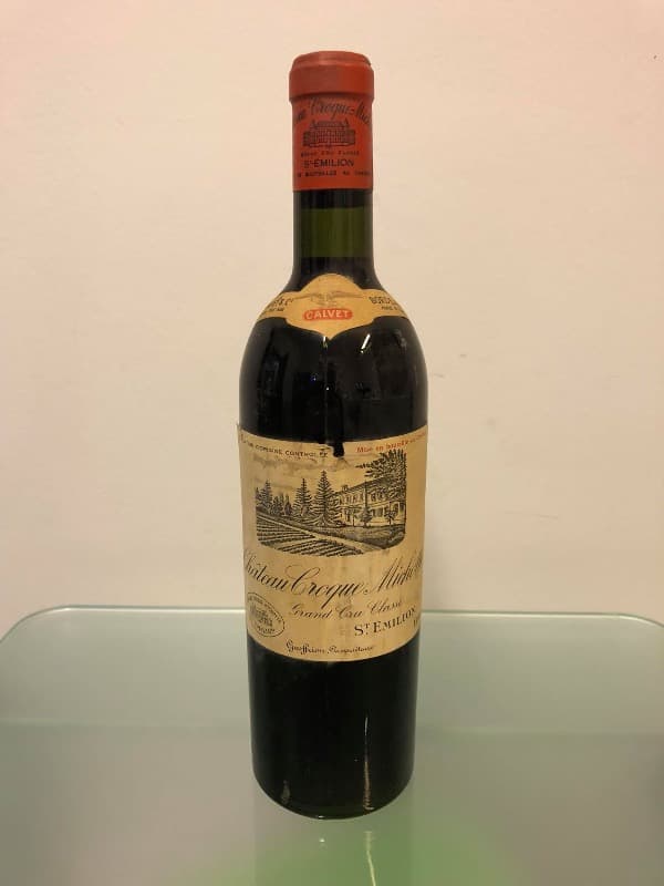 Château Croque Michotte, Saint-Émilion, 1961