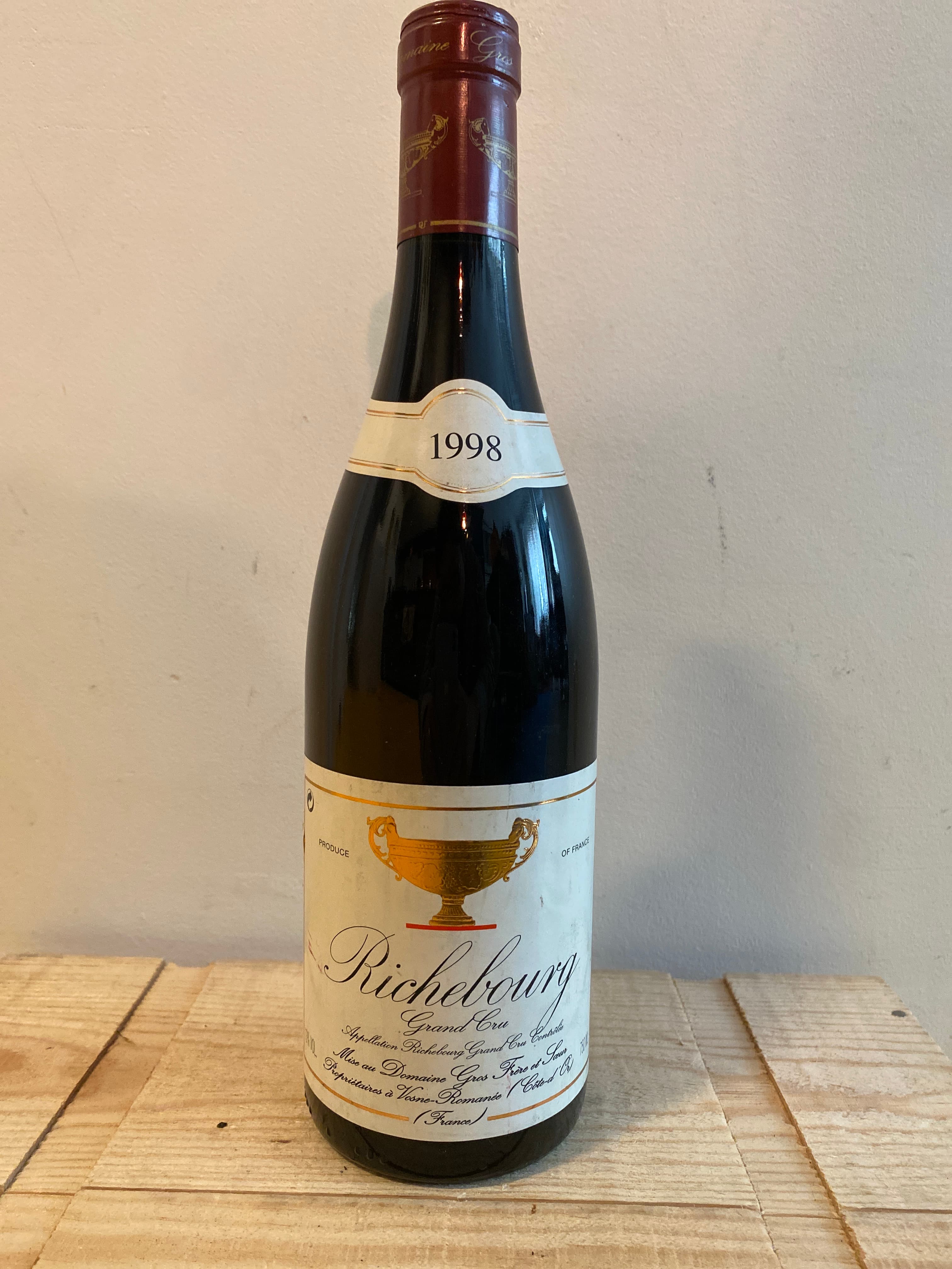Richebourg Grand Cru, Domaine Gros Frère et Sœur, 1998