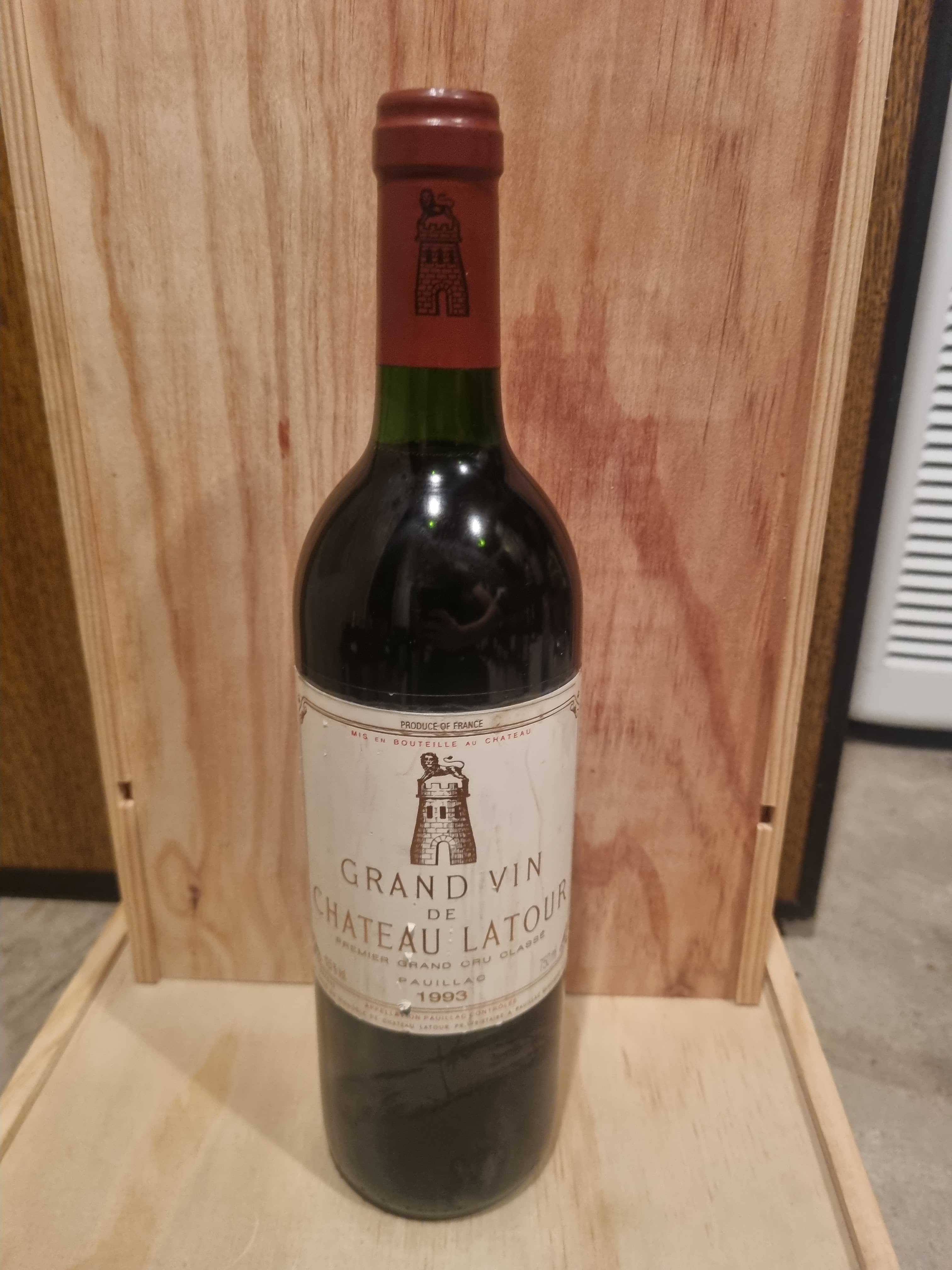 Grand Vin de château Latour, Pauillac, 1993