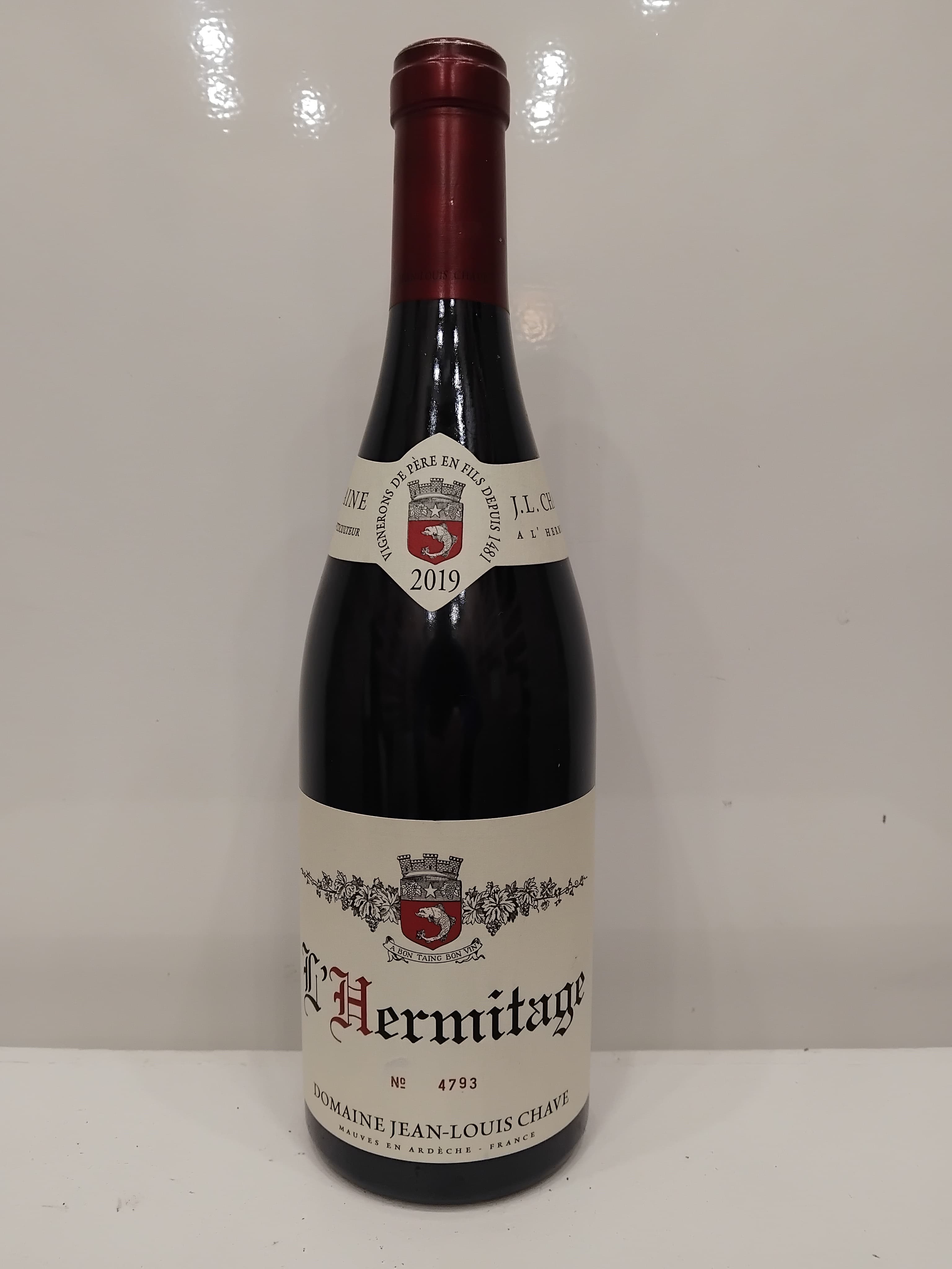 Domaine Jean Louis Chave, Hermitage, Rouge, 2019
