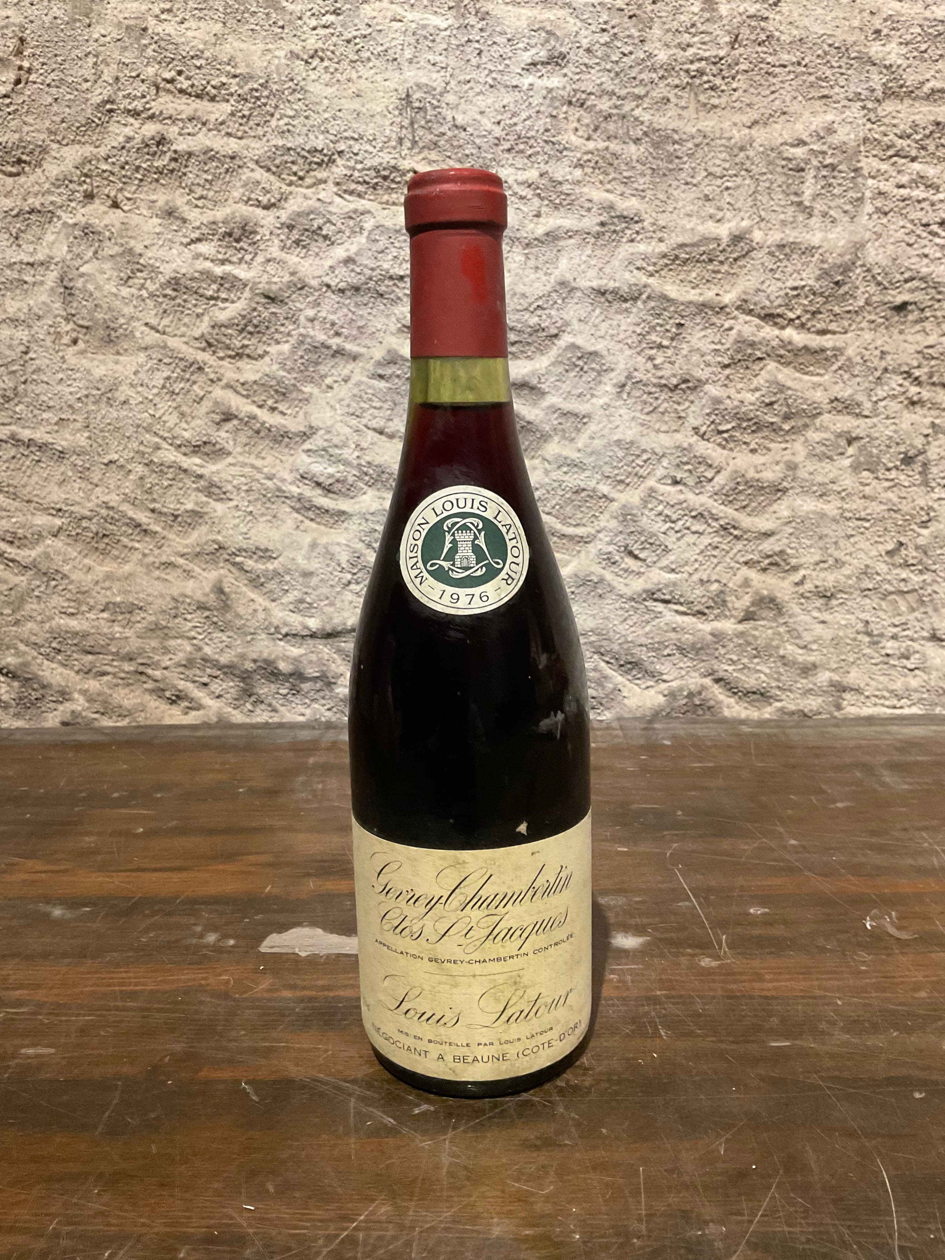 Louis Latour, Gevrey-Chambertin Premier Cru, Clos Saint Jacques, 1976