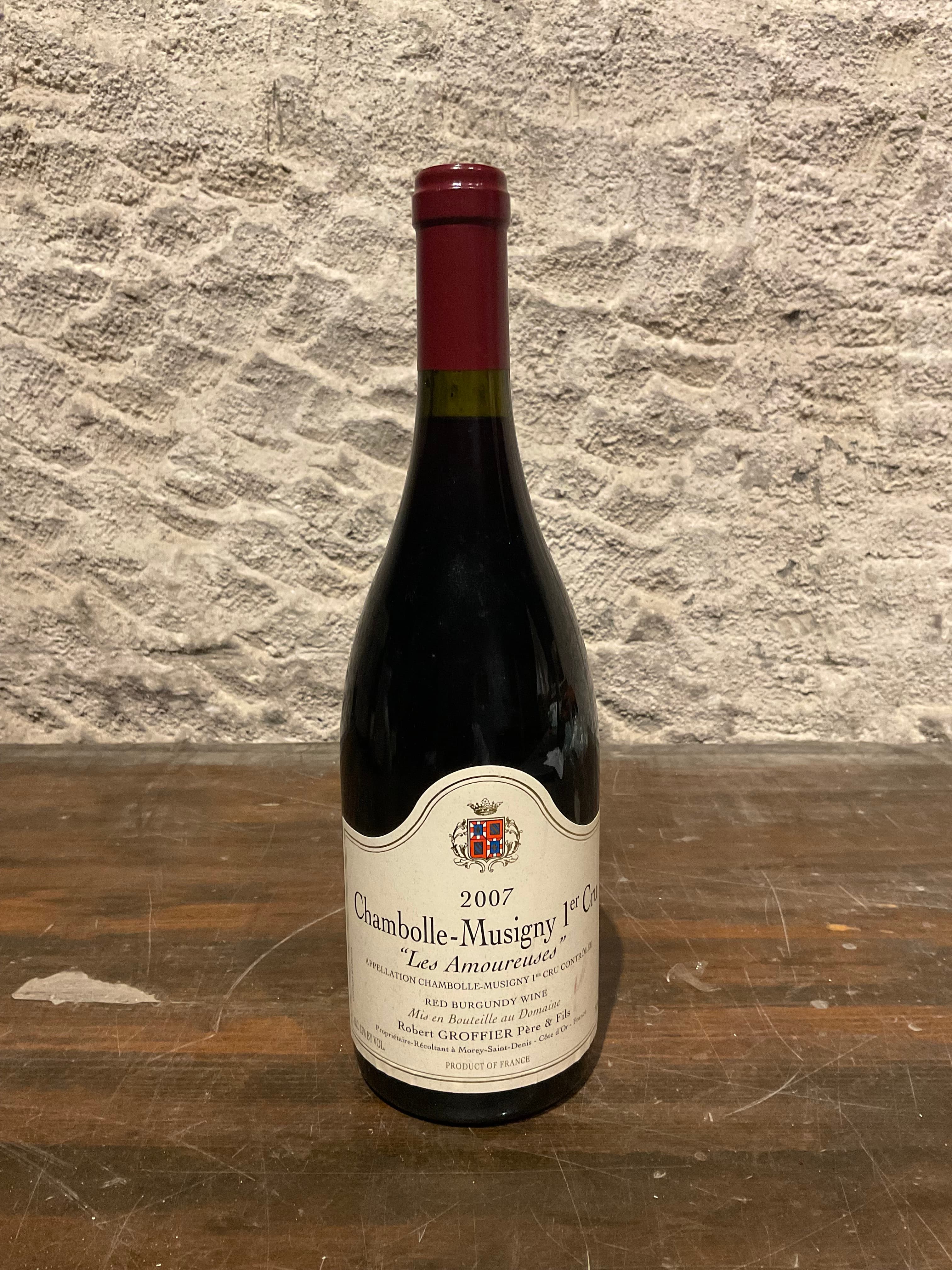 Robert Groffier, Chambolle-Musigny Premier Cru, Les Amoureuses, 2007