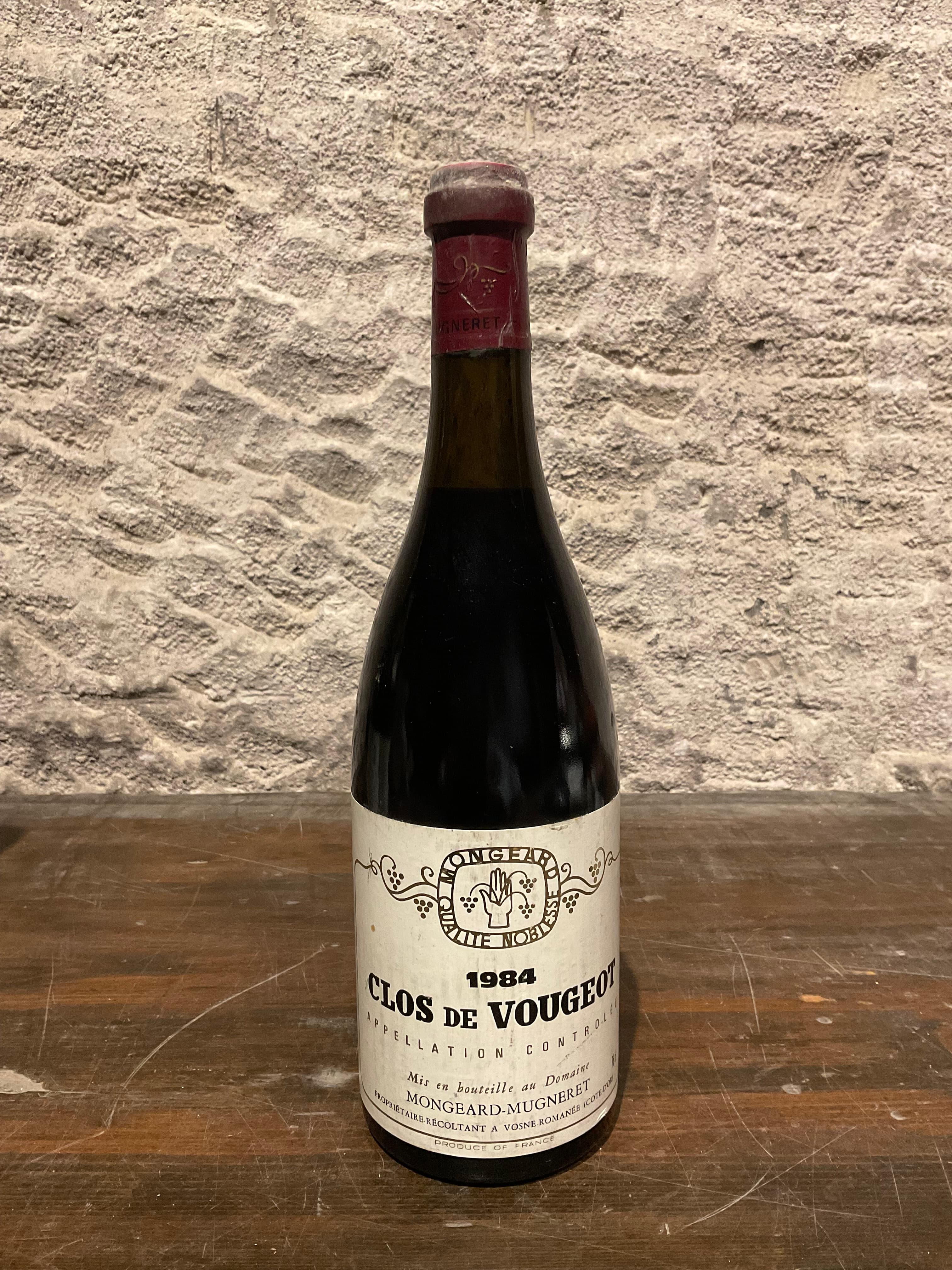 Mongeard-Mugneret, Clos de Vougeot Grand Cru, 1984