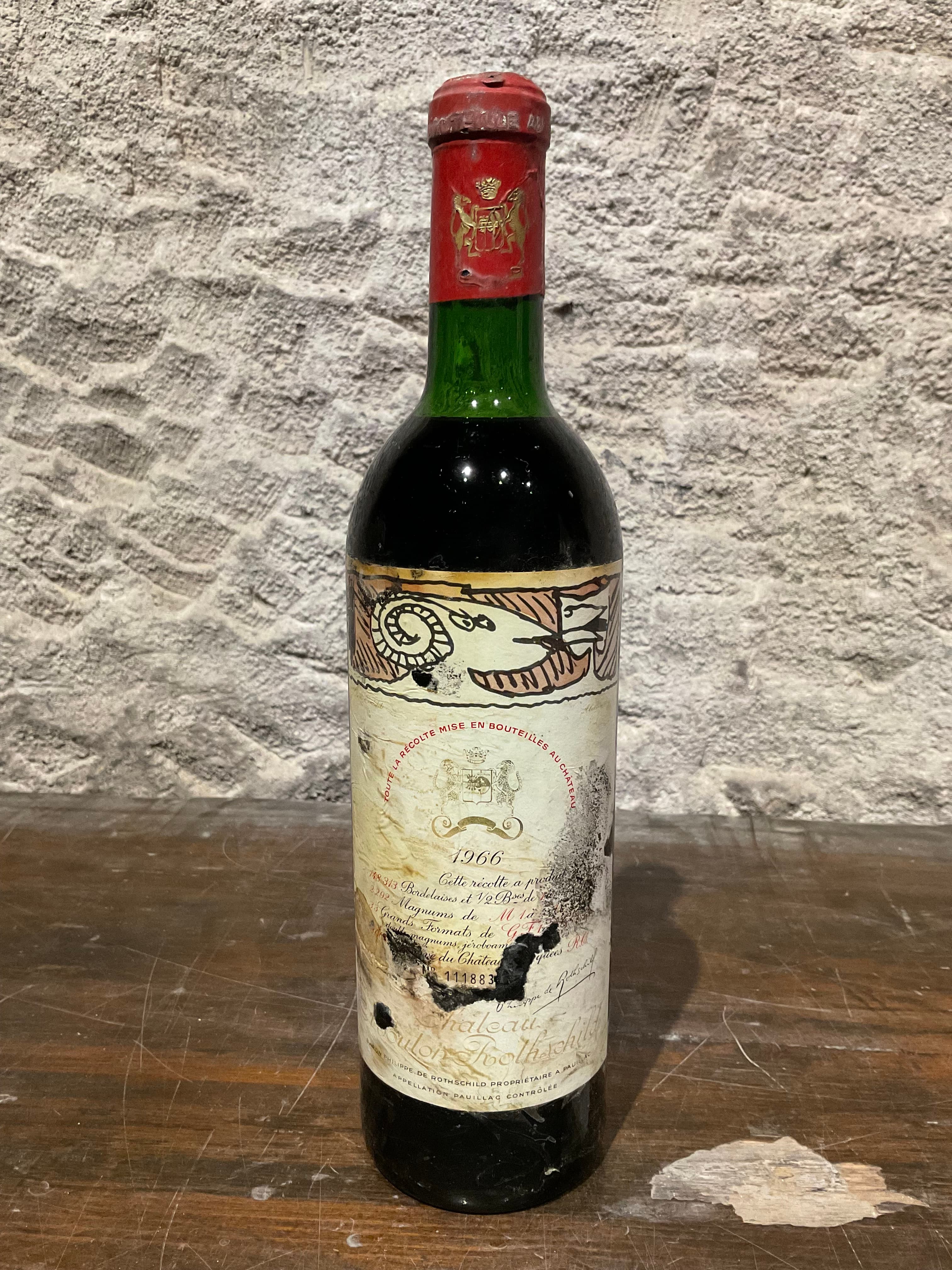 Château Mouton Rothschild, Pauillac, 1966