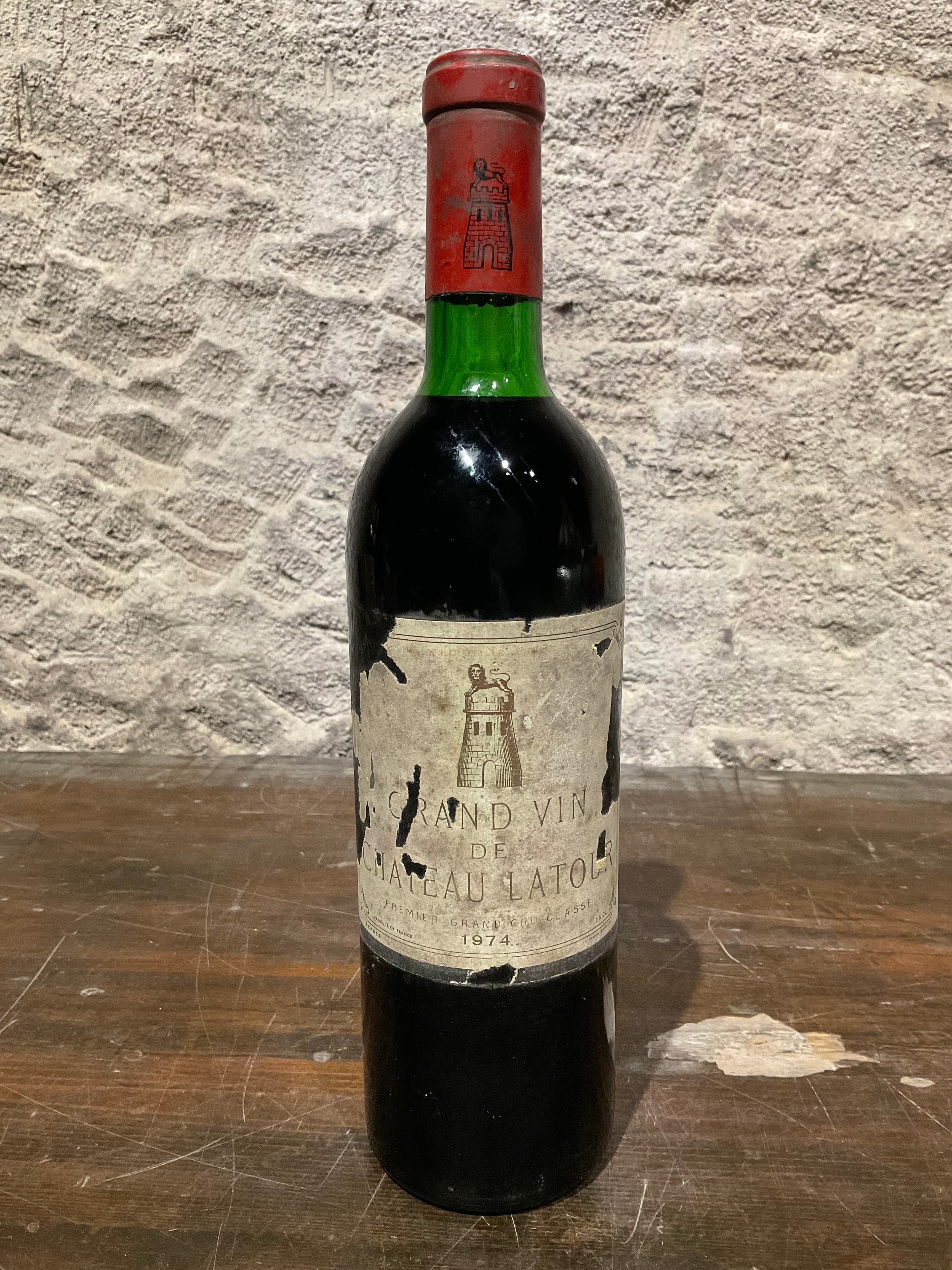 Grand Vin de château Latour, Pauillac, 1974