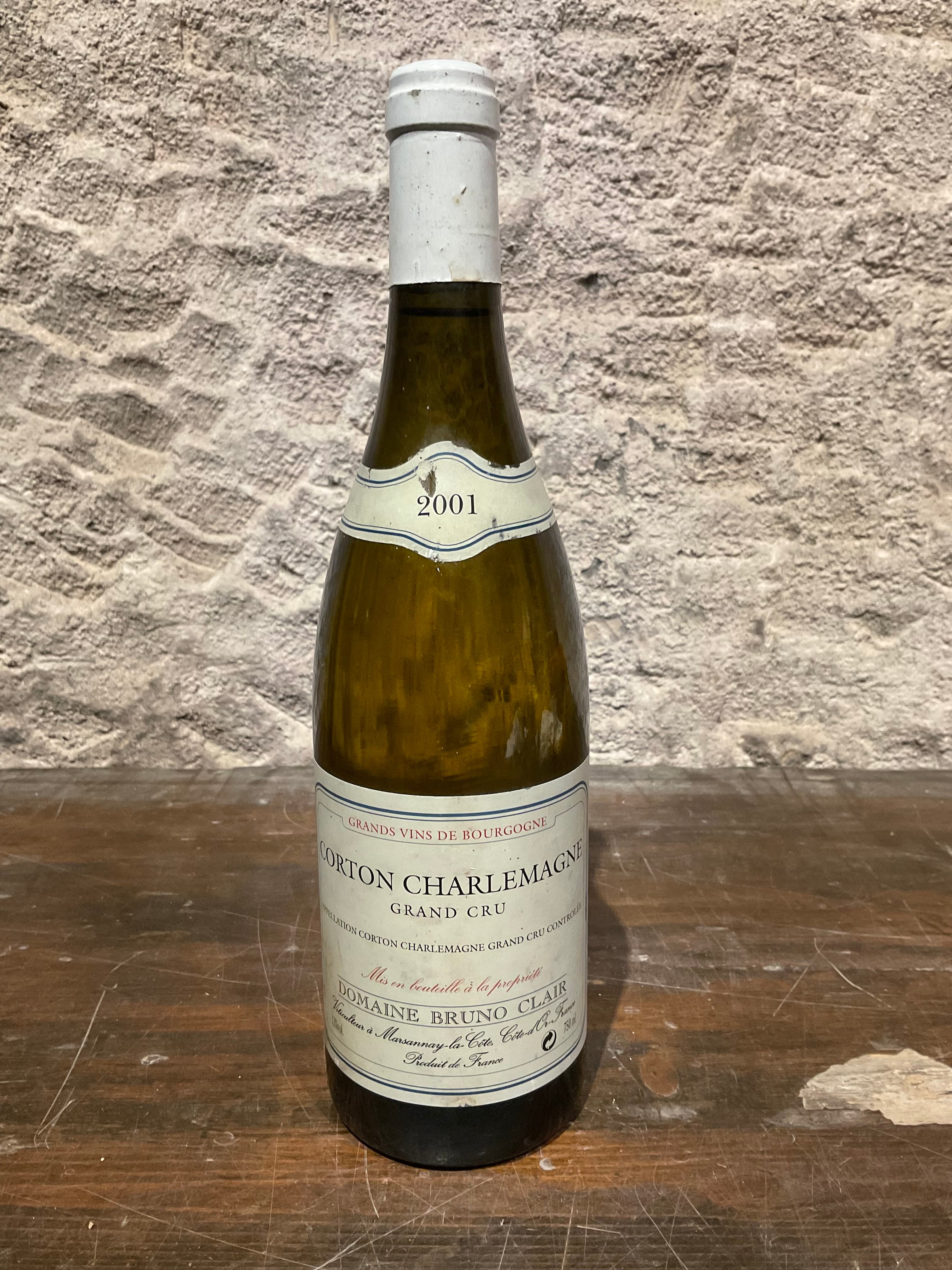 Domaine Bruno Clair, Corton-Charlemagne Grand Cru, 2001