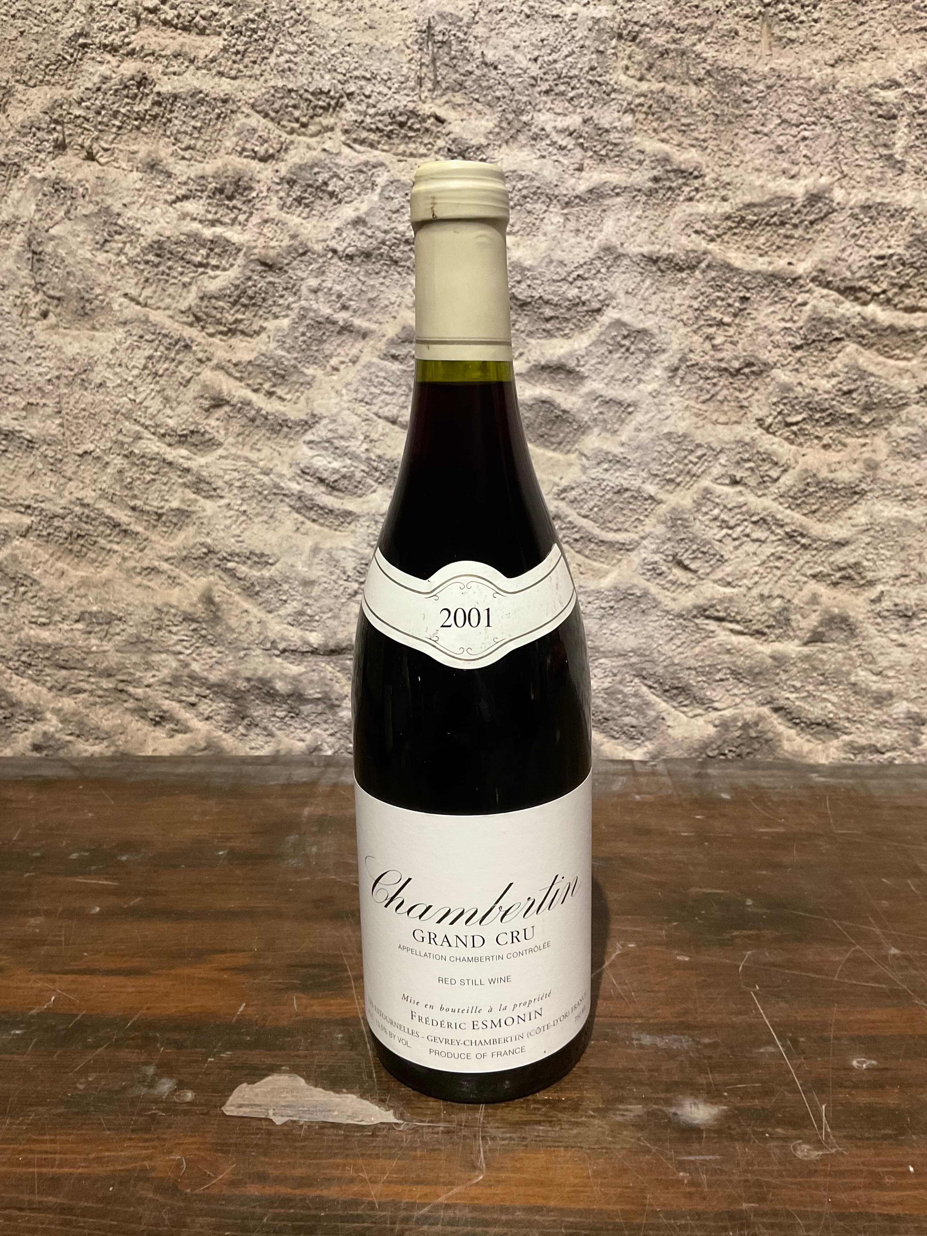 Frédéric Esmonin, Chambertin Grand Cru, 2001