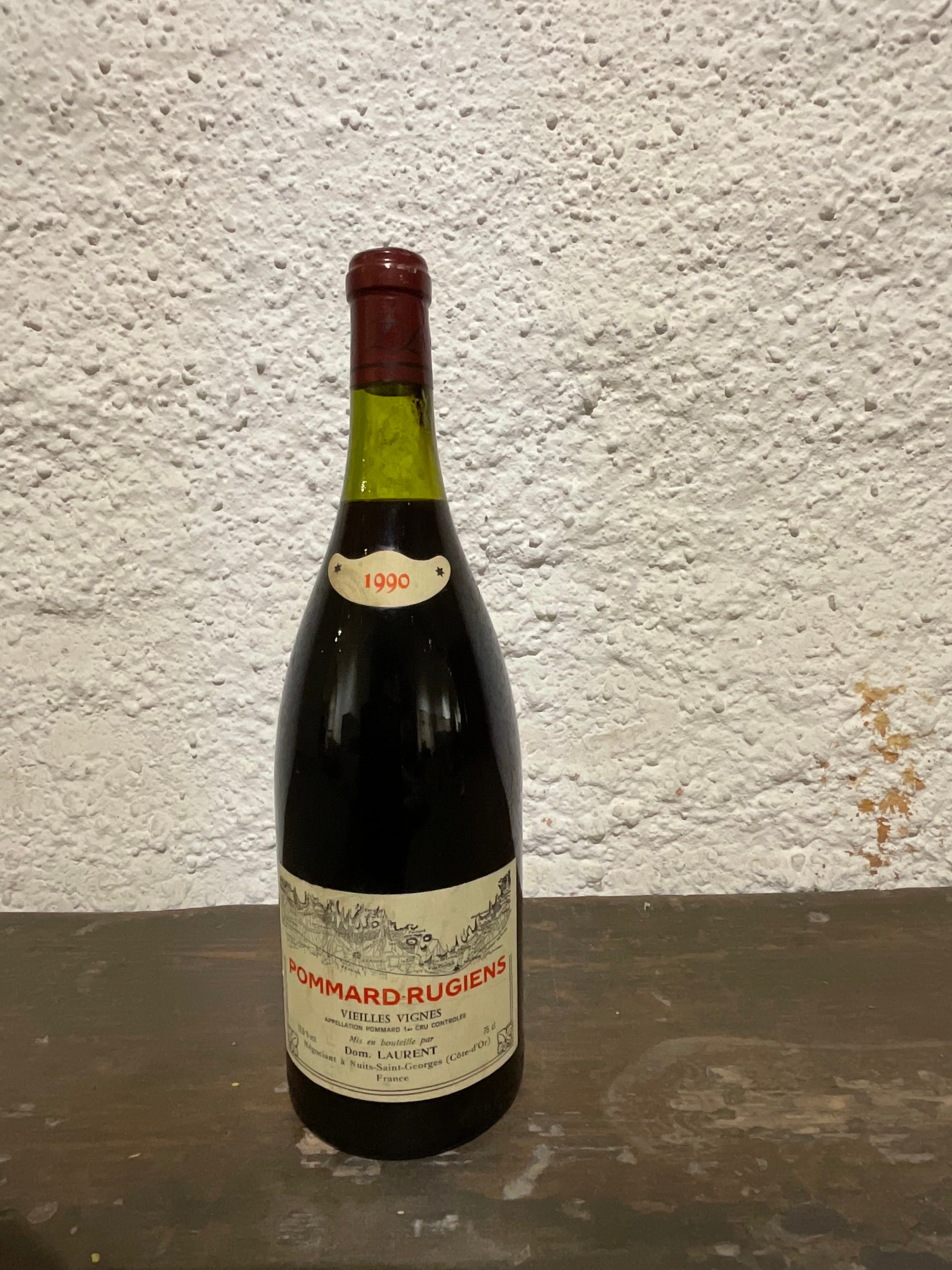 Dominique Laurent, Pommard Premier Cru, Les Rugiens, 1990 (Magnum)