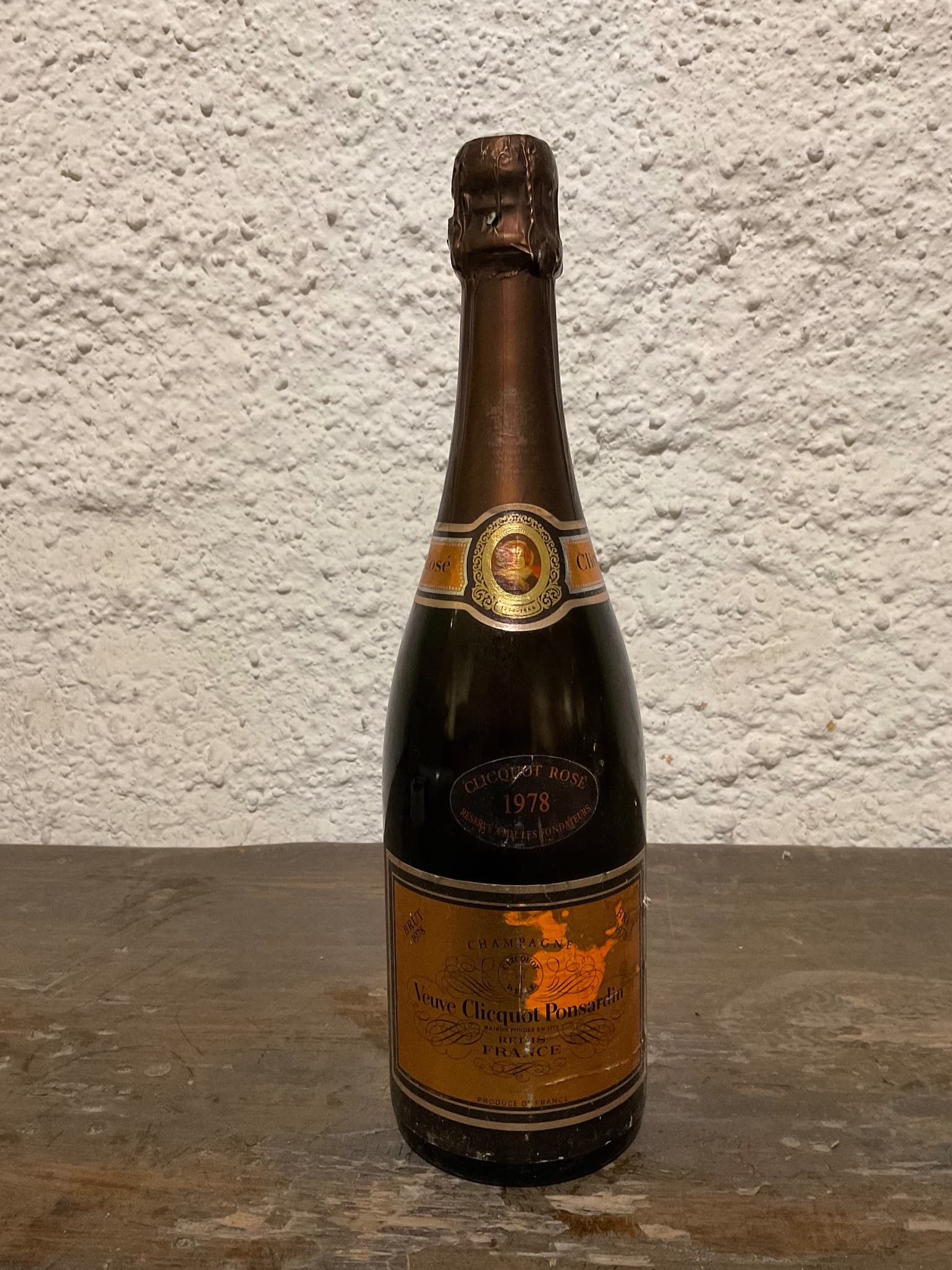 Veuve Clicquot Ponsardin, Rosé Brut, Champagne, 1978