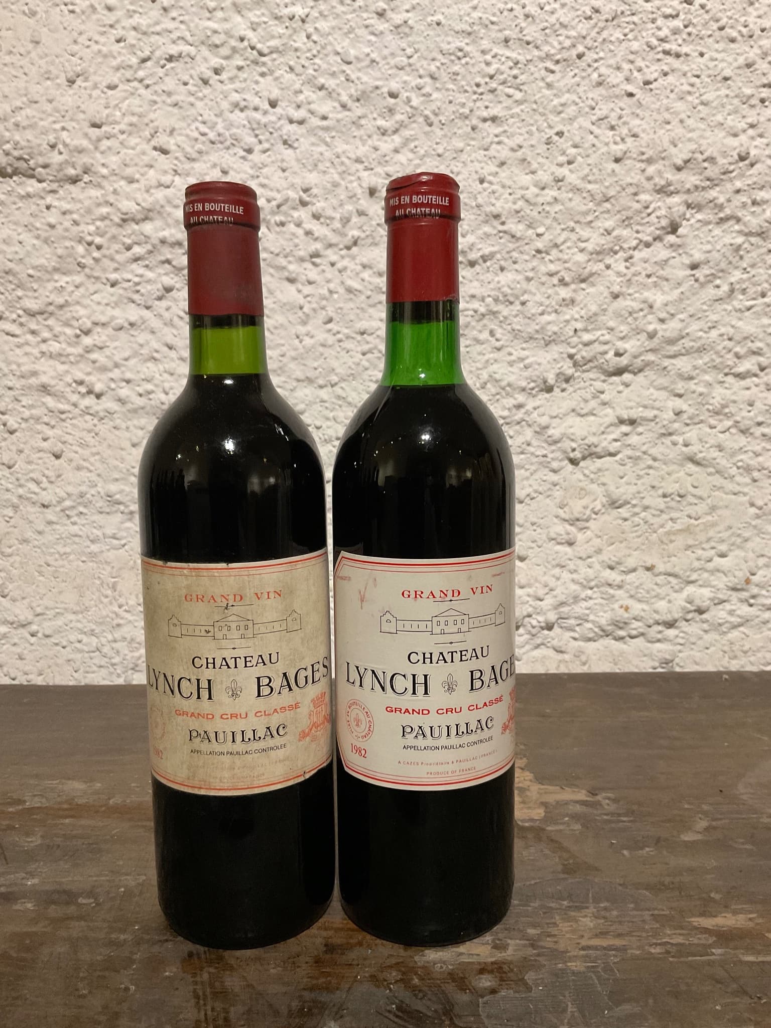 2 x Château Lynch-Bages, Pauillac, 1982