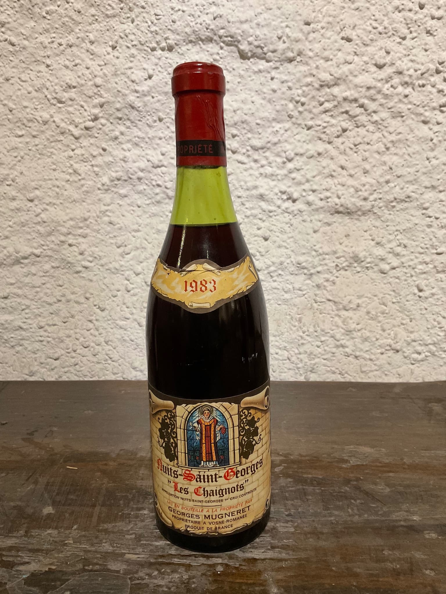 Domaine Georges Mugneret, Nuits-Saint-Georges Premier Cru, Les Chaignots, 1983