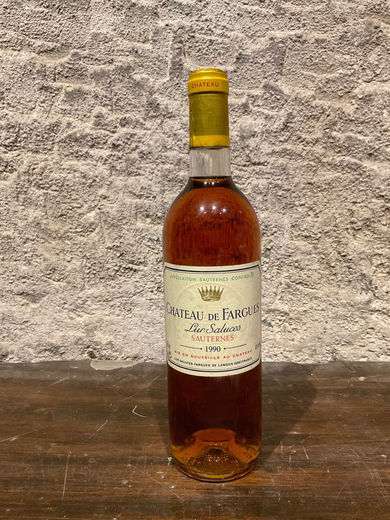 Château de Fargues, Sauternes, 1990