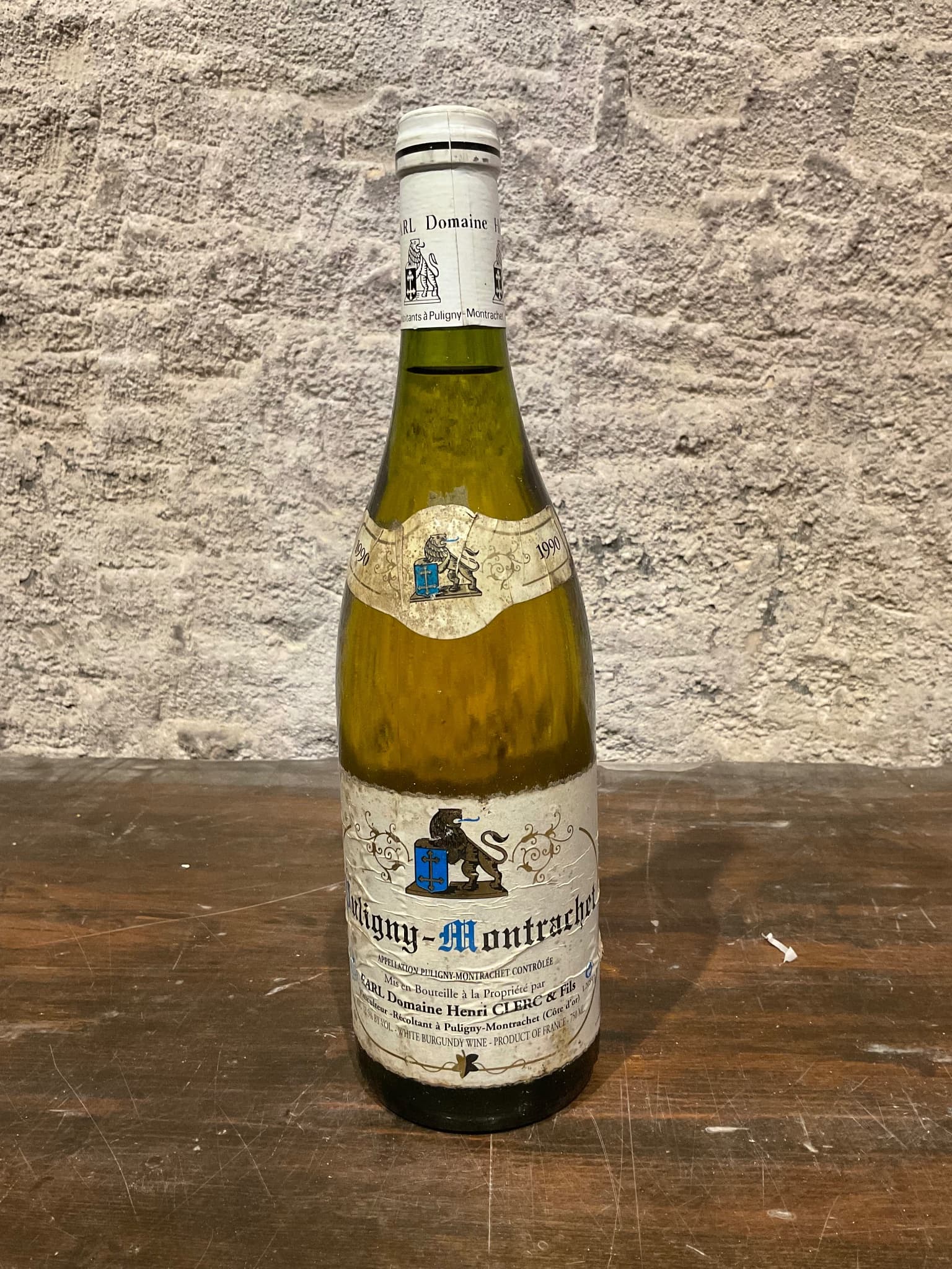 Henri Clerc, Puligny-Montrachet, 1990