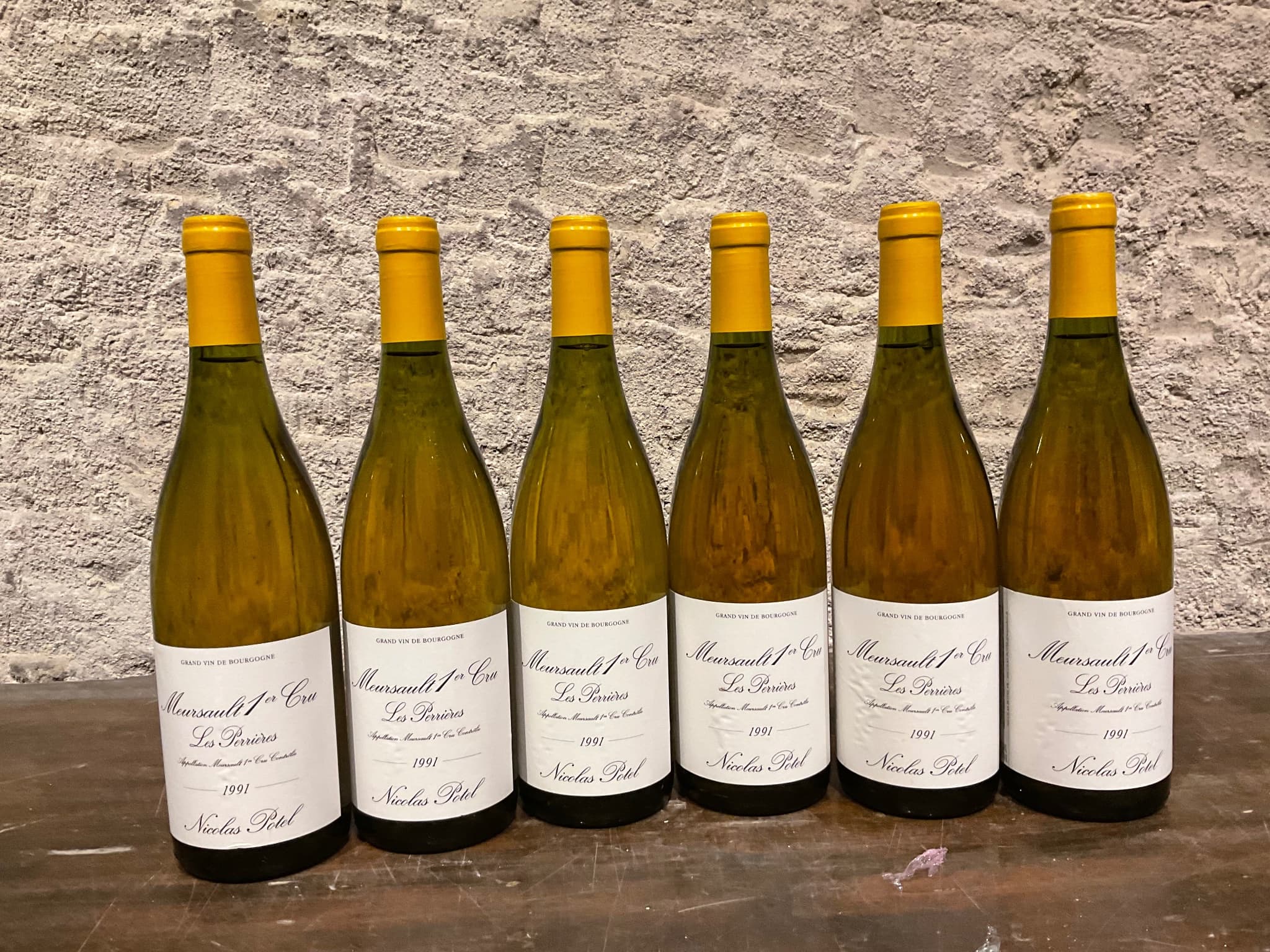 6 x Nicolas Potel, Meursault Premier Cru, Perrières, 1991