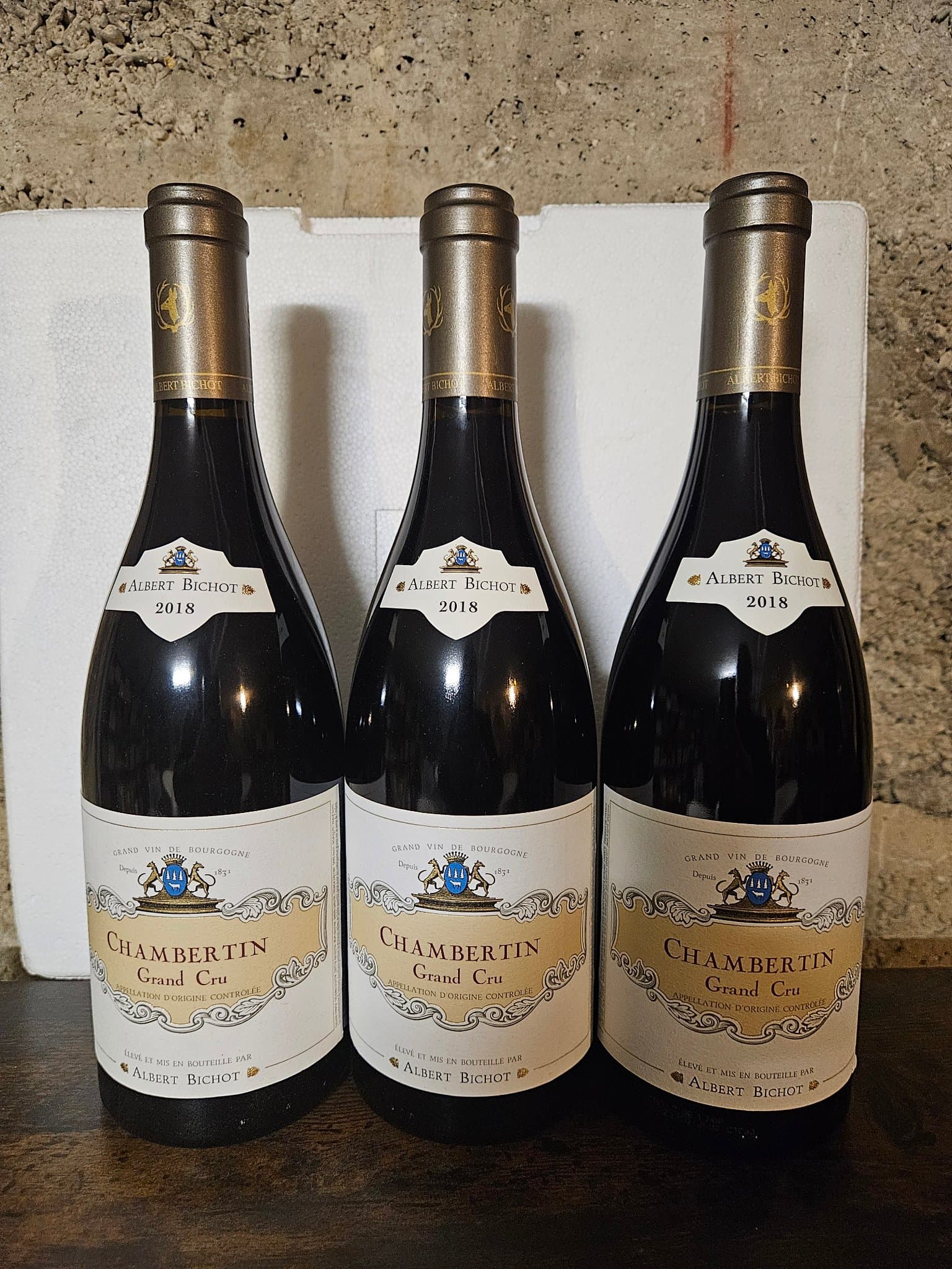 3 x Albert Bichot, Chambertin Grand Cru, 2018