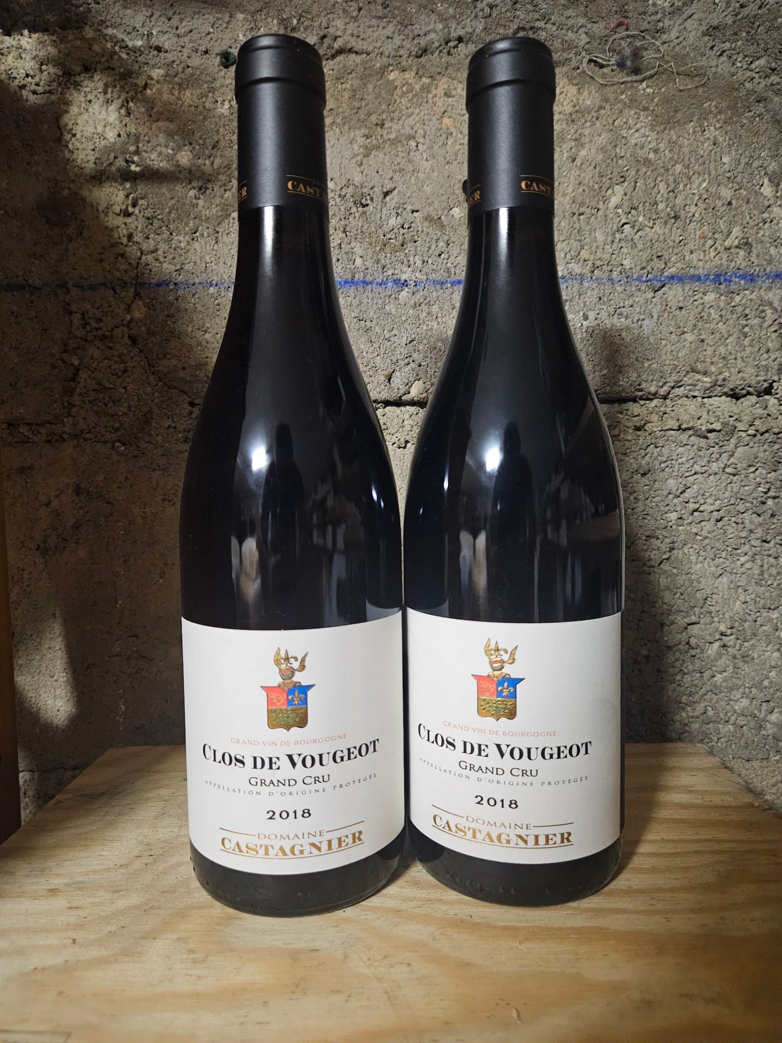 2 x Domaine Castagnier, Clos de Vougeot Grand Cru, 2018