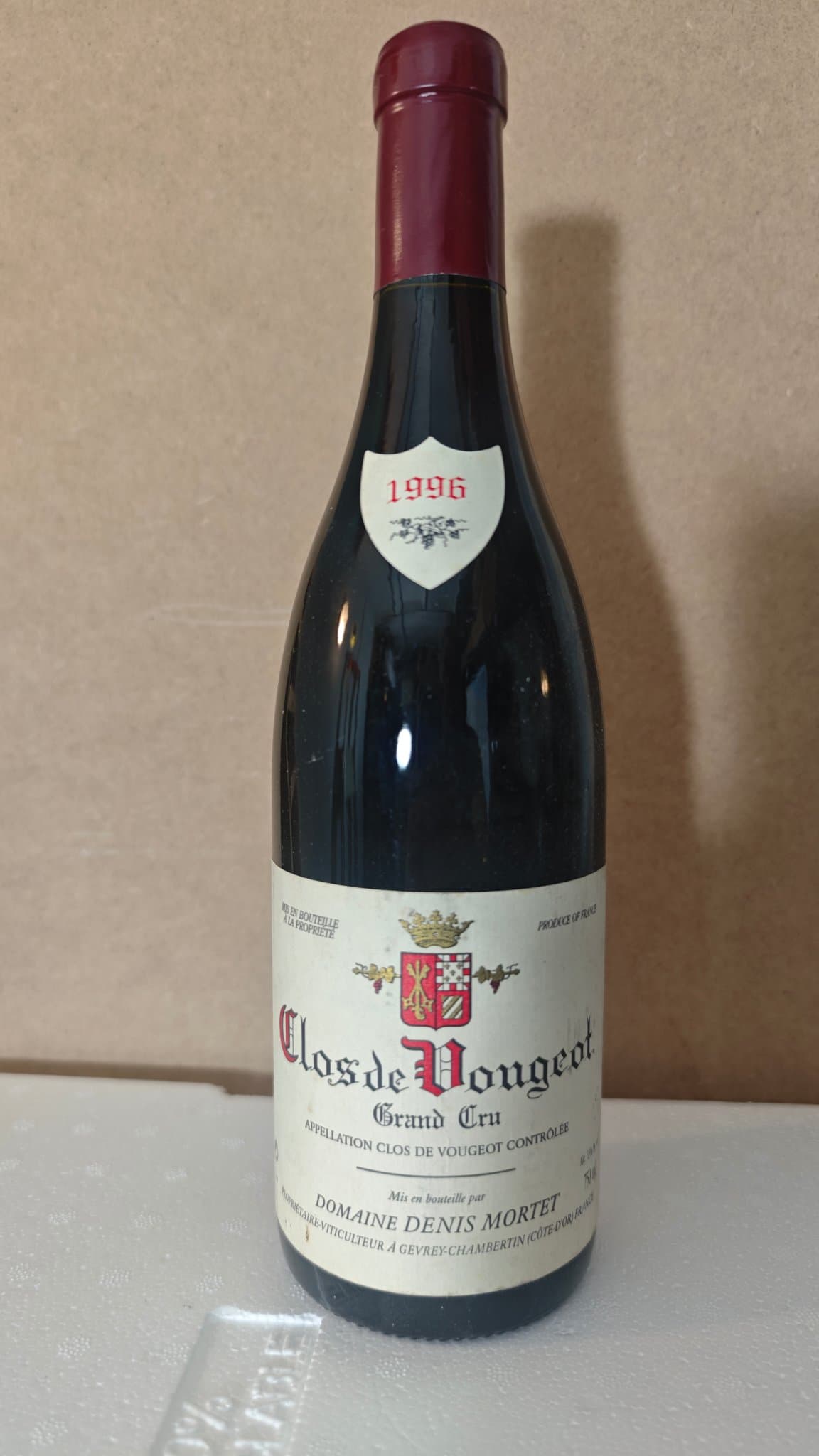 Domaine Denis Mortet, Clos de Vougeot Grand Cru, 1996