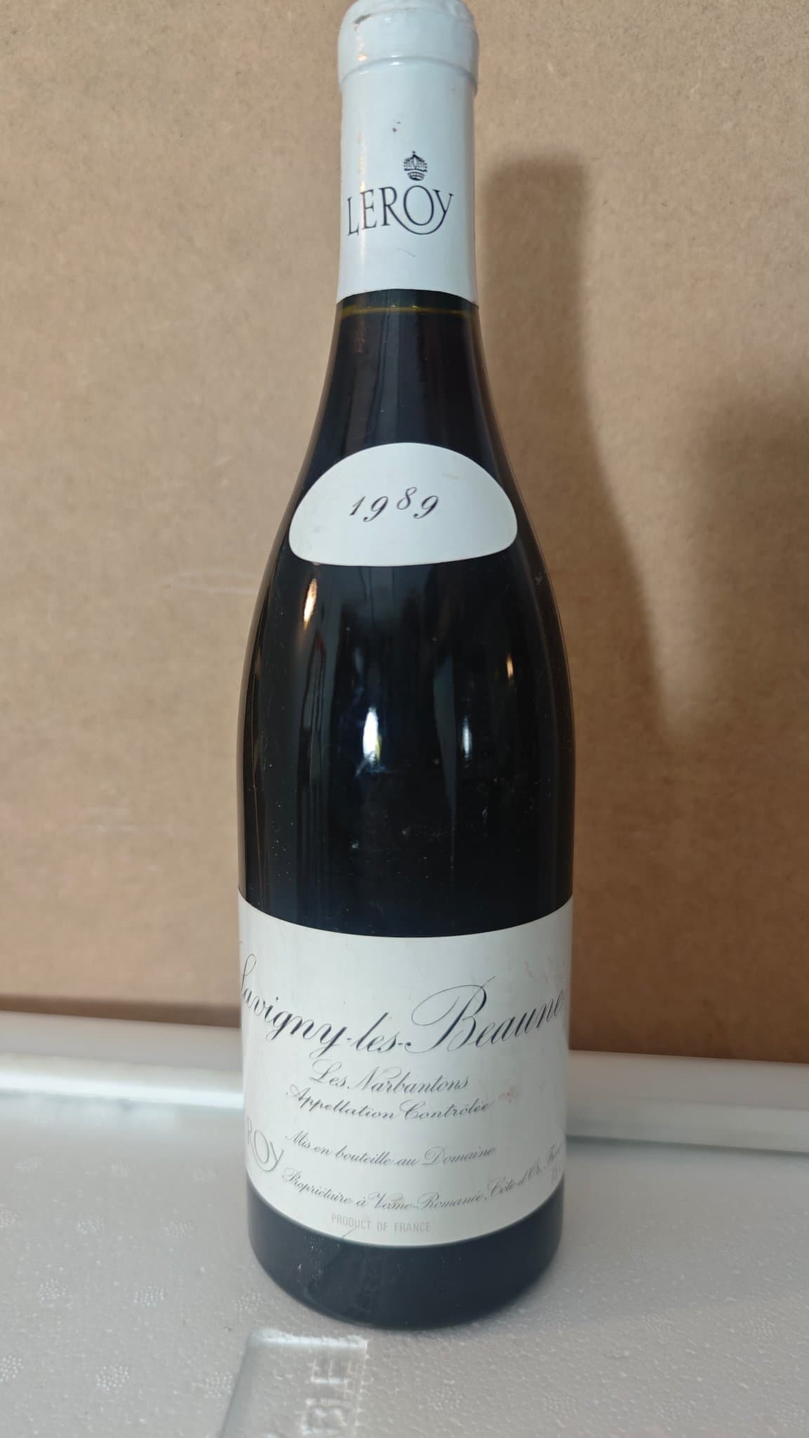 Domaine Leroy, Savigny-lès-Beaune Premier Cru, Les Narbantons, 1989