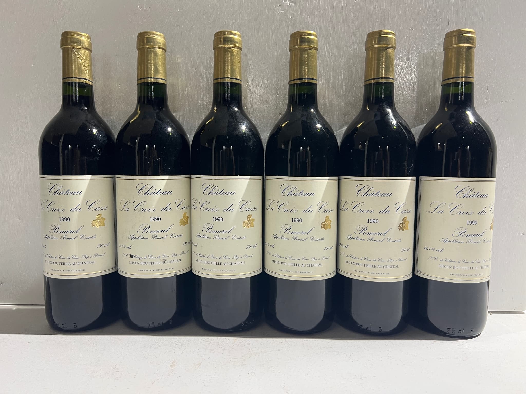 6 x Château La Croix du Casse, Pomerol, 1990