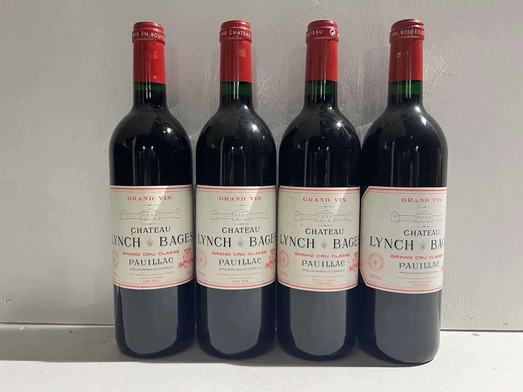 4 x Château Lynch-Bages, Pauillac, 1996